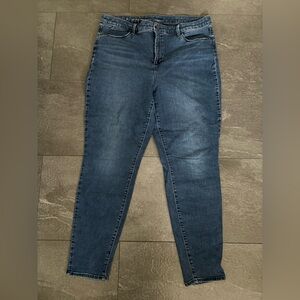 Women’s Talbots Flawless high-waist jegging ankle, classic dark denim, 16